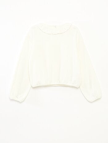 T-shirt en maille doudou uni