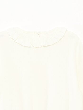 T-shirt en maille doudou uni