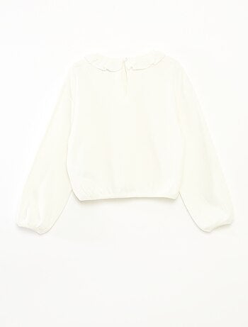 T-shirt en maille doudou uni