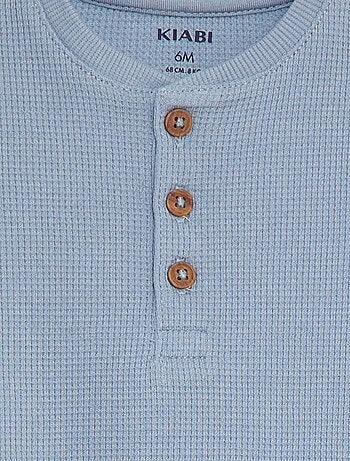 T-shirt en maille gaufrée