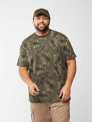 T-shirt en maille jersey imprimé avec manches courtes