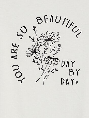 T-shirt en maille jersey imprimé