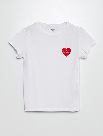 T-shirt en maille jersey imprimé