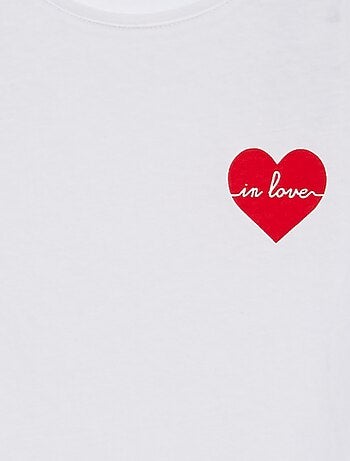 T-shirt en maille jersey imprimé