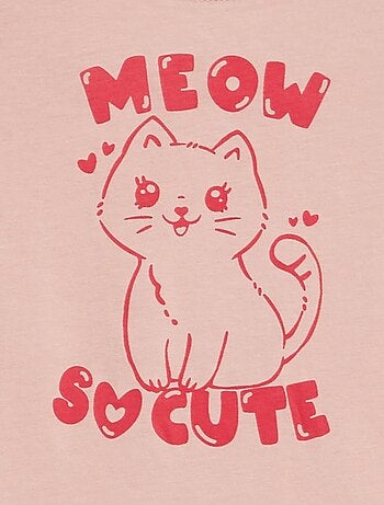 T-shirt en maille jersey imprimé