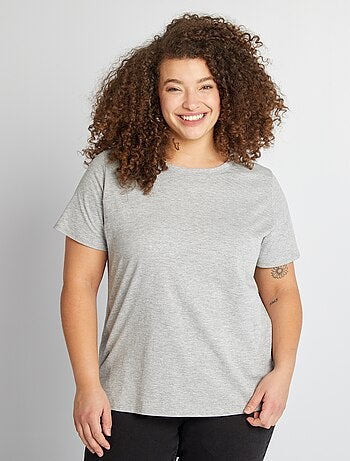 T-shirt en maille jersey manches courtes