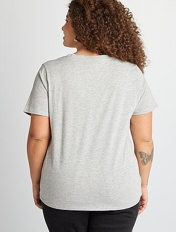 T-shirt en maille jersey manches courtes