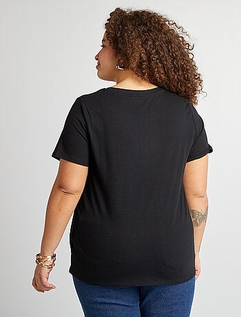 T-shirt en maille jersey manches courtes