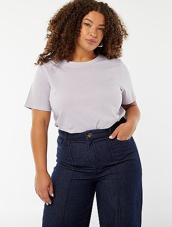 T-shirt en maille jersey manches courtes