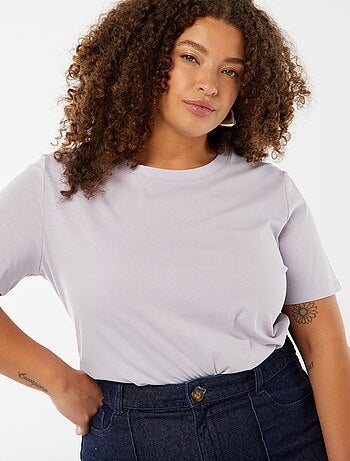 T-shirt en maille jersey manches courtes