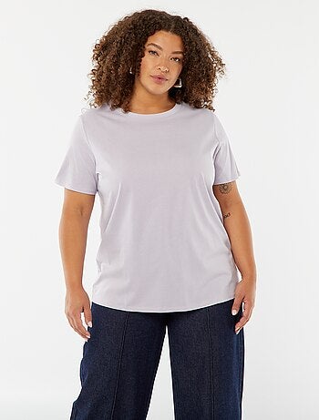 T-shirt en maille jersey manches courtes