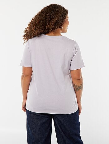 T-shirt en maille jersey manches courtes