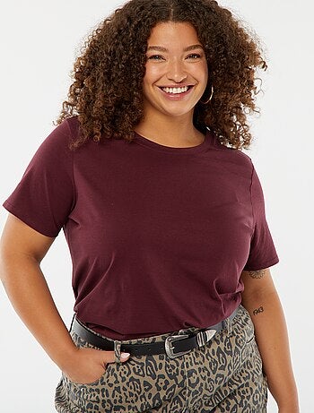 T-shirt en maille jersey manches courtes