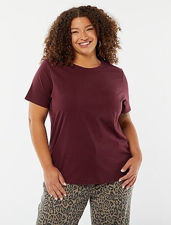 T-shirt en maille jersey manches courtes