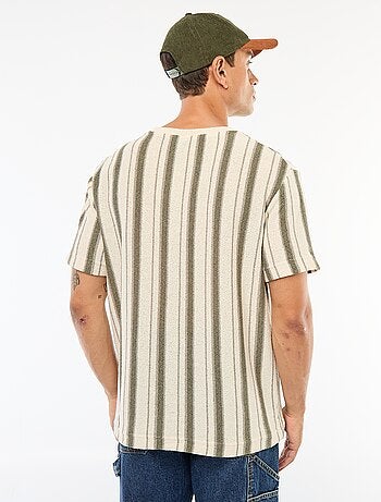 T-shirt en maille tricot à manches courtes