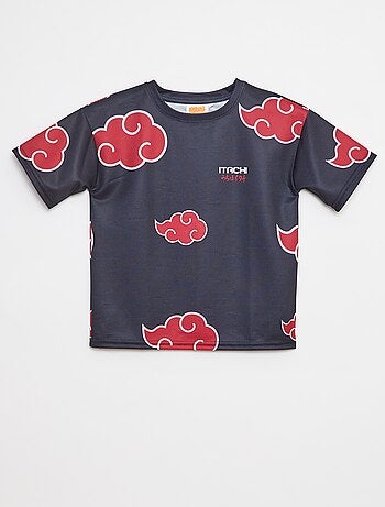 T-shirt en mesh imprimé 'Naruto'