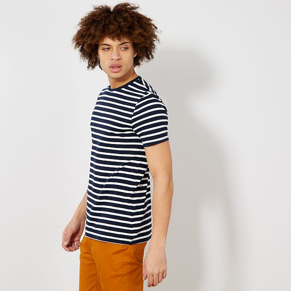 T shirt mariniere homme Clearance