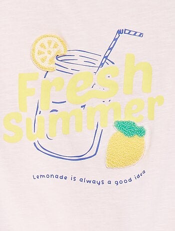 T-shirt fantaisie en coton