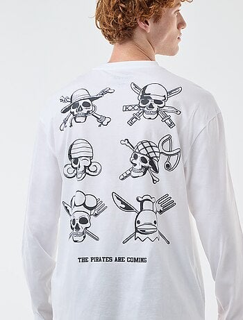 T-shirt 'fashion UK' One piece' manches courtes