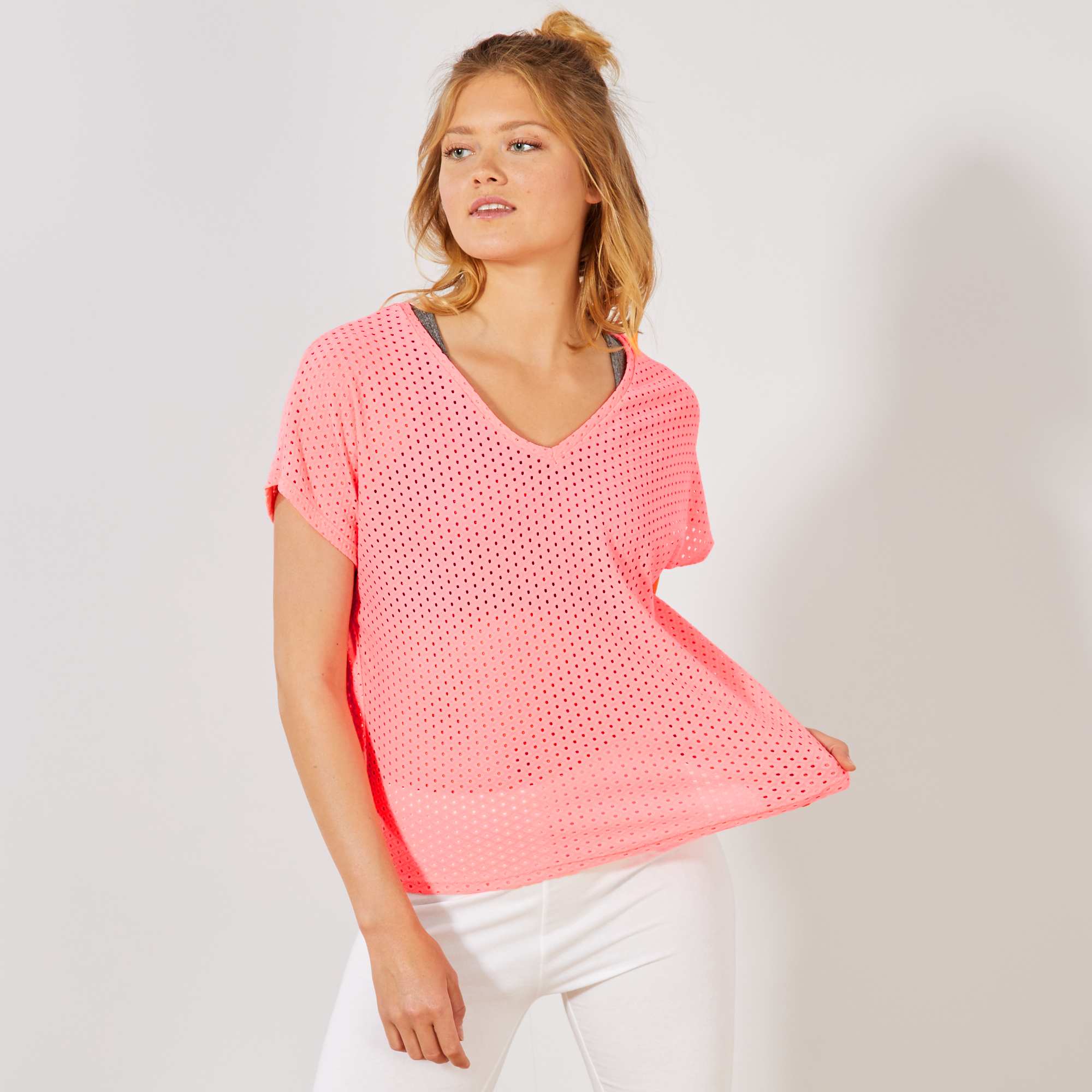 tee shirt fluo femme