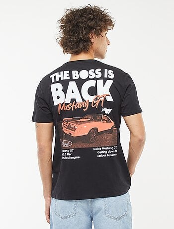 T-shirt 'Ford Mustang' manches courtes