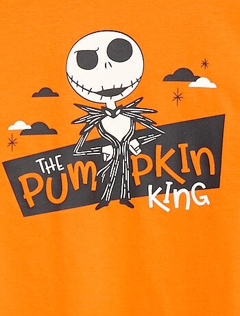 T-shirt Halloween 'Monsieur jack' en coton