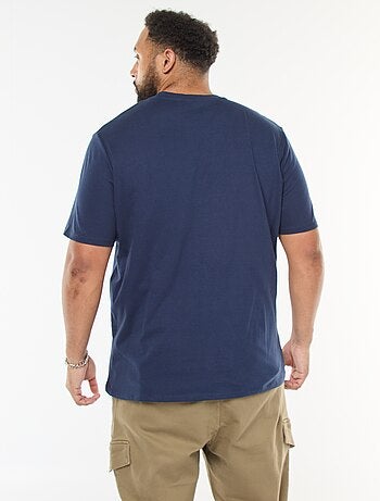 T-shirt imprimé à manches courtes et col rond