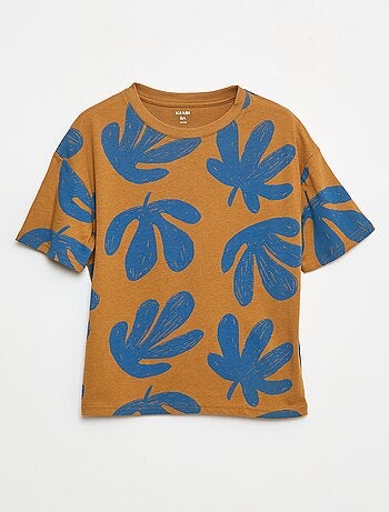T-shirt imprimé à manches courtes