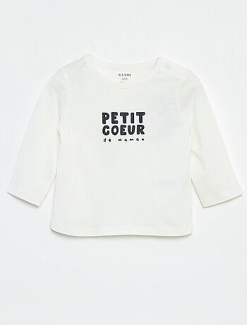 T-shirt imprimé à manches longues