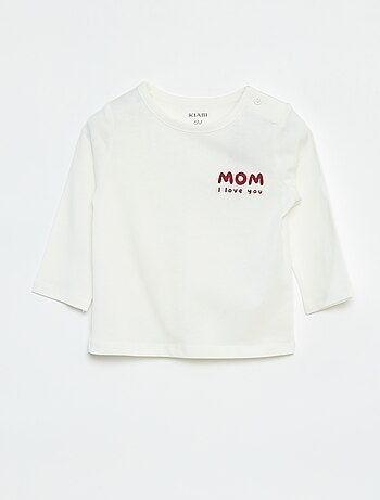 T-shirt imprimé à manches longues