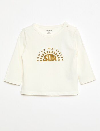 T-shirt imprimé à manches longues