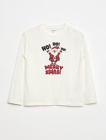 T-shirt imprimé à manches longues