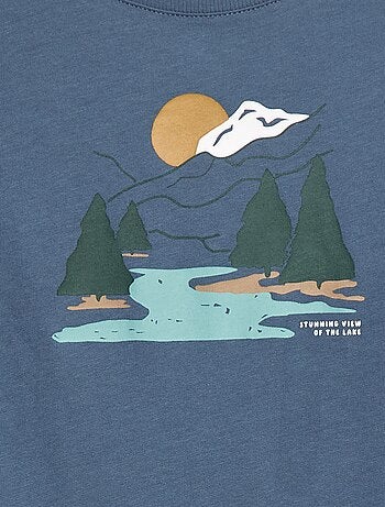 T-shirt imprimé à manches longues