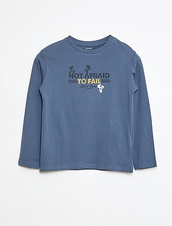 T-shirt imprimé à manches longues