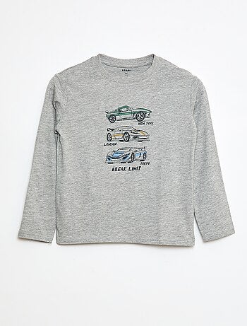 T-shirt imprimé à manches longues