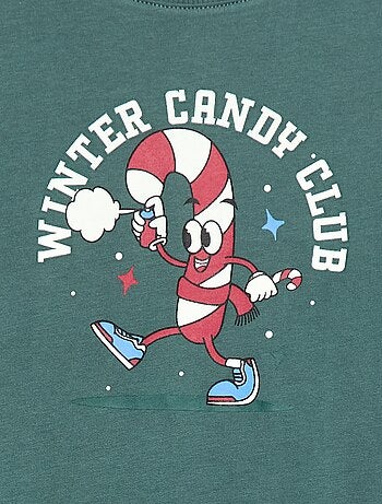 T-shirt imprimé à manches longues