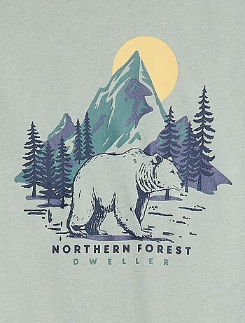 T-shirt imprimé à manches longues