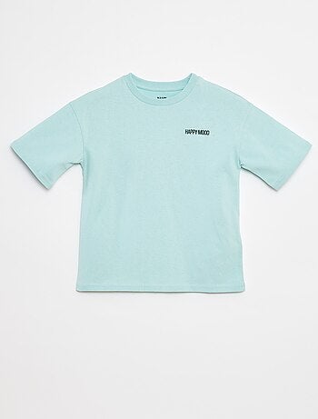 T-shirt imprimé à message