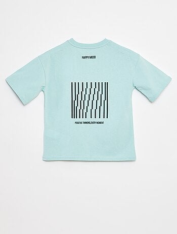 T-shirt imprimé à message