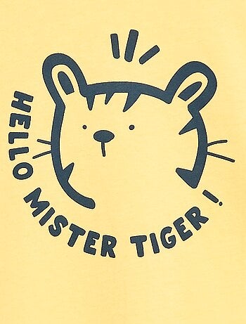 T-shirt imprimé à message