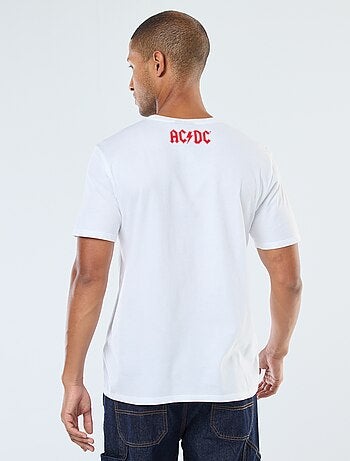 T-shirt imprimé 'AC/DC' à manches courtes