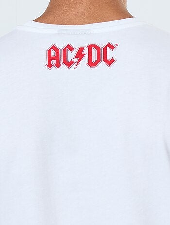 T-shirt imprimé 'AC/DC' à manches courtes
