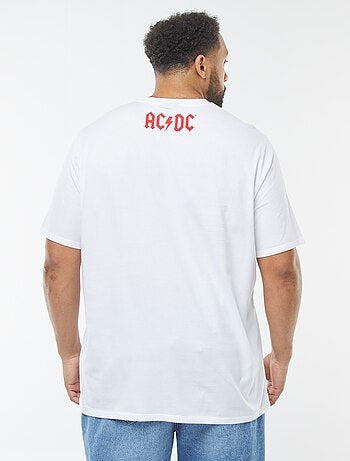 T-shirt imprimé 'AC/DC' manches courtes