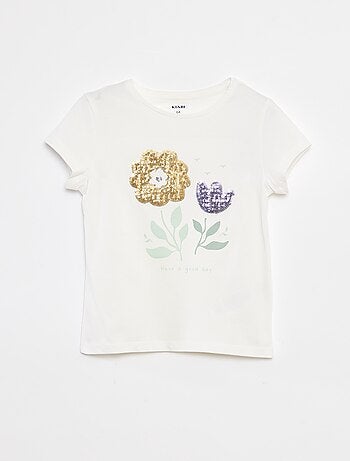 T-shirt imprimé animé manches courtes