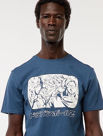T-shirt imprimé 'Dragon Ball' à manches courtes