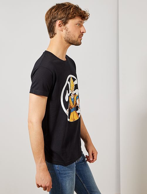 T-shirt imprimé 'Dragon Ball Z' Homme - noir - Kiabi - 13,00€