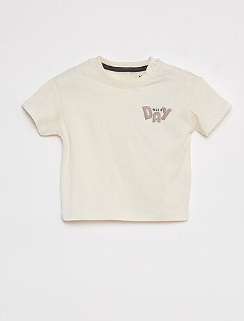 T-shirt imprimé en relief
