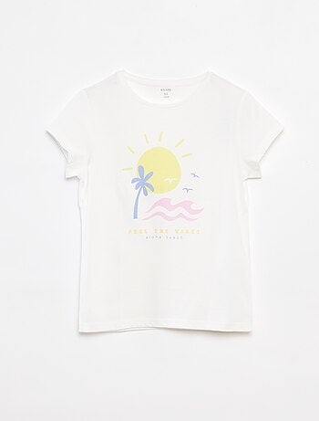 T-shirt imprimé fantaisie