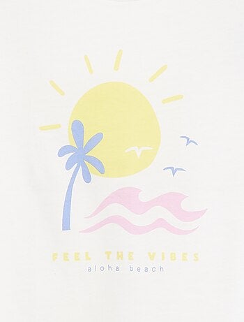 T-shirt imprimé fantaisie