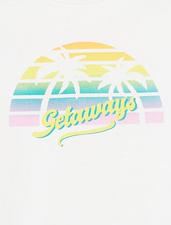 T-shirt imprimé fantaisie